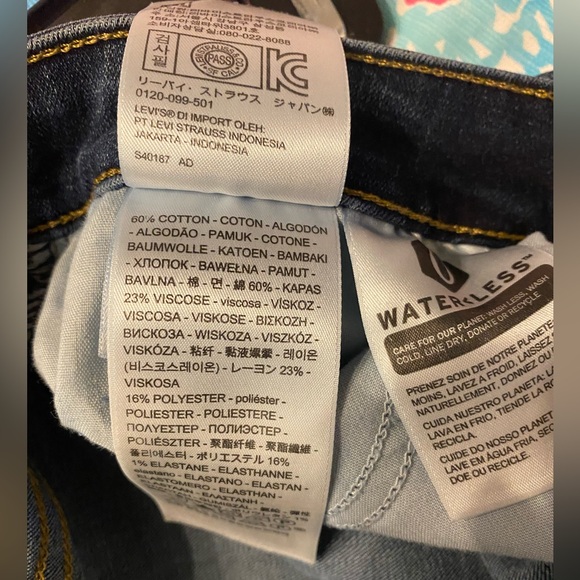 NWOT Levi 711 Skinny Jean - Picture 5 of 6